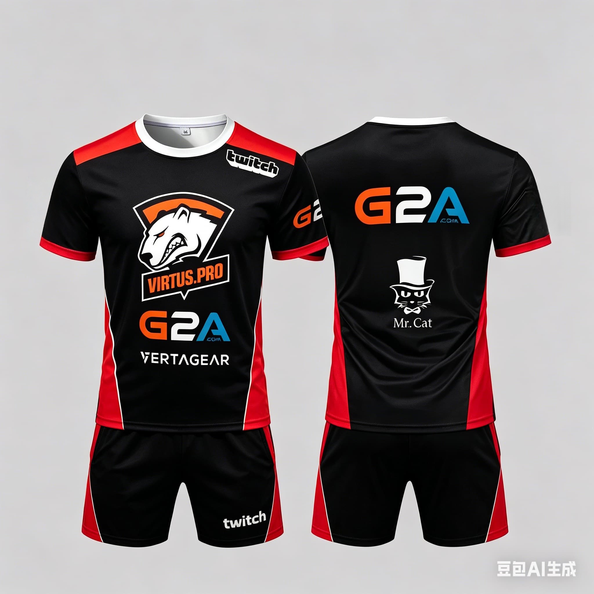 Outdoor Sport Club - Virtus.Pro Esports Club Uniforms Summer Outdoor