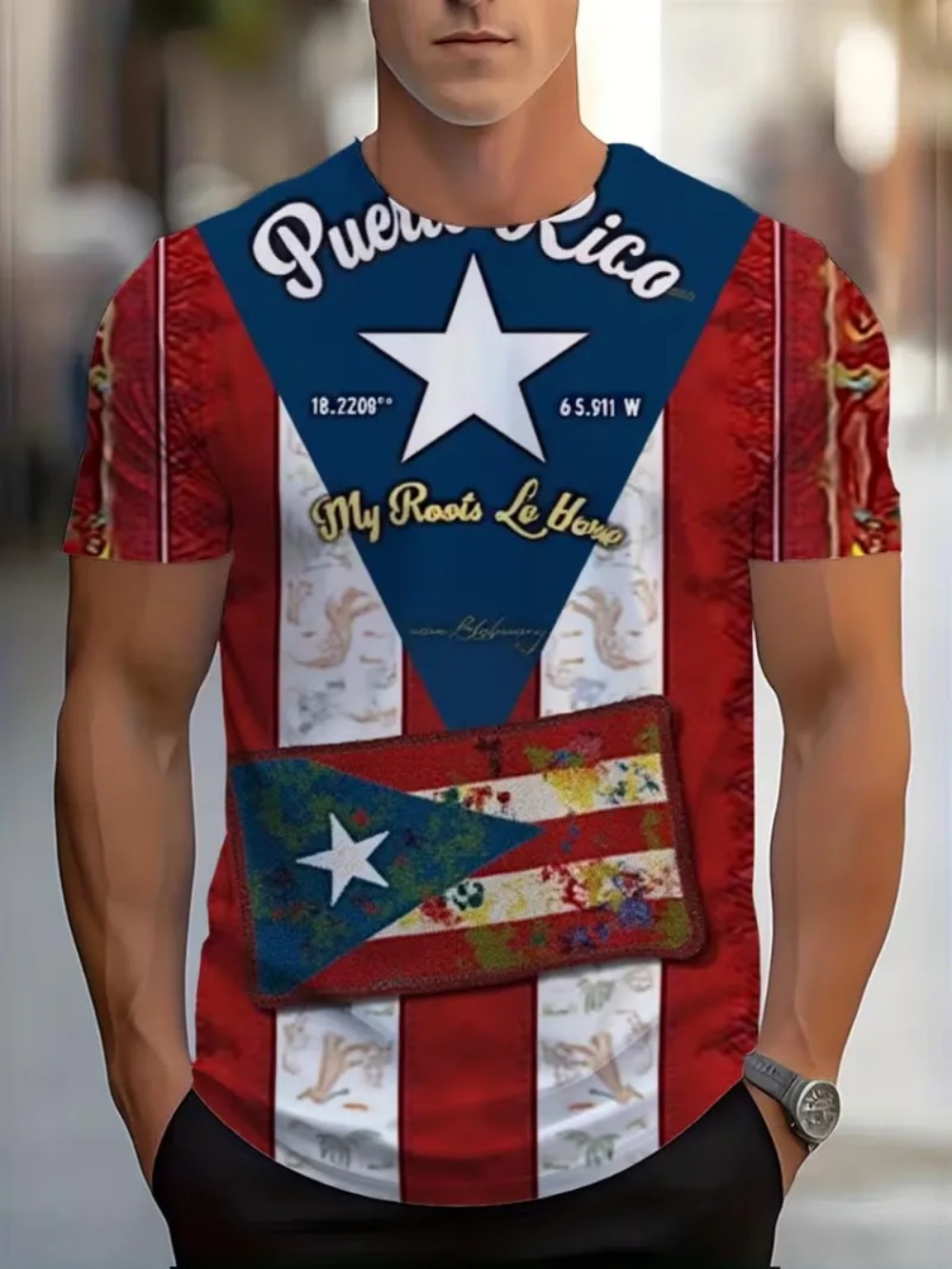 Puerto Rico Flag 3D Print spor - Outdoor Sport Club 评论和价格