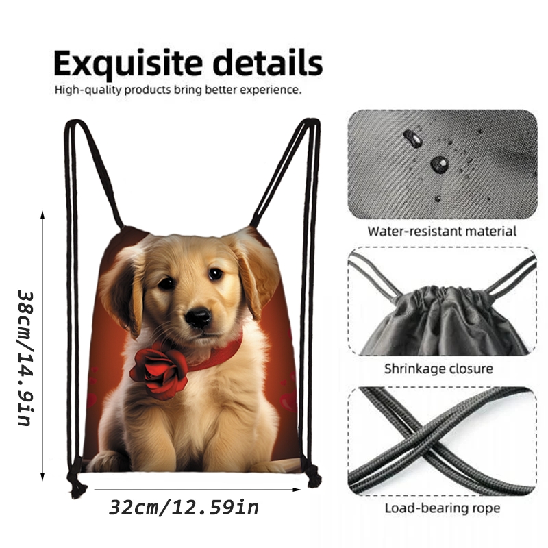Child Printed Drawstring for S - Outdoor Sport Backpack 评论和价格