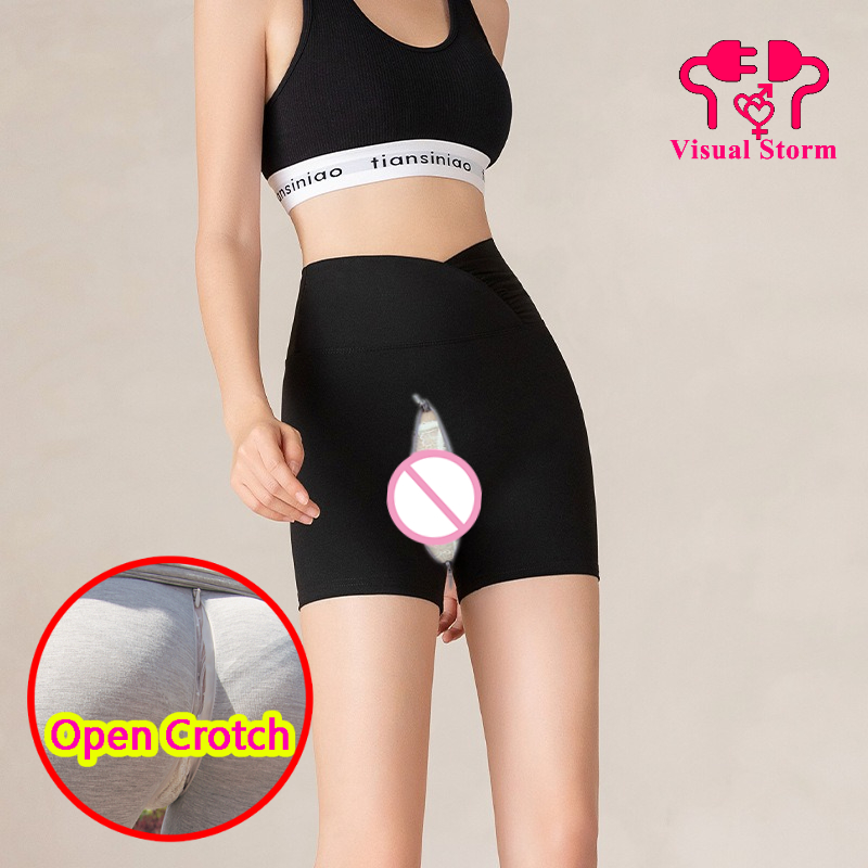 Woman Open Crotch Pants with H - Outdoor Sport Club 评论和价格