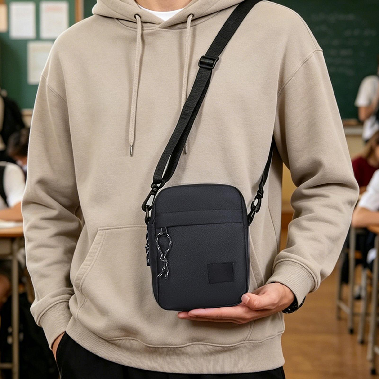 Men's Compact Shoulder Bag Fas - Outdoor Sport Gym 评论和价格
