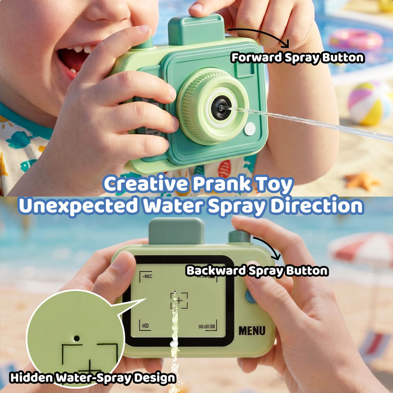 Double-sided Water Gun Camera  - Outdoor Sport Games For Kids 评论和价格