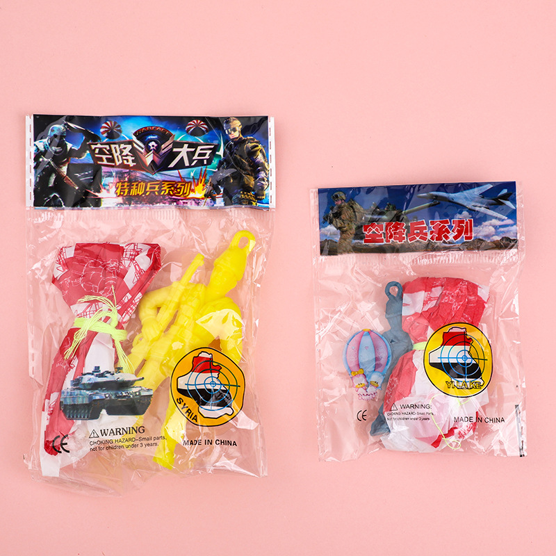 10pcs Plastic Ejecting Parachu - Outdoor Sport Games For Kids 评论和价格