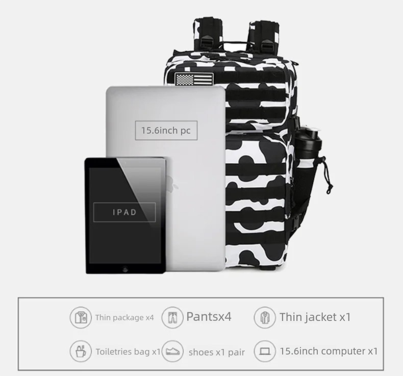 45L/35L/25L Tactical Backpack  - Outdoor Sport Backpack 评论和价格