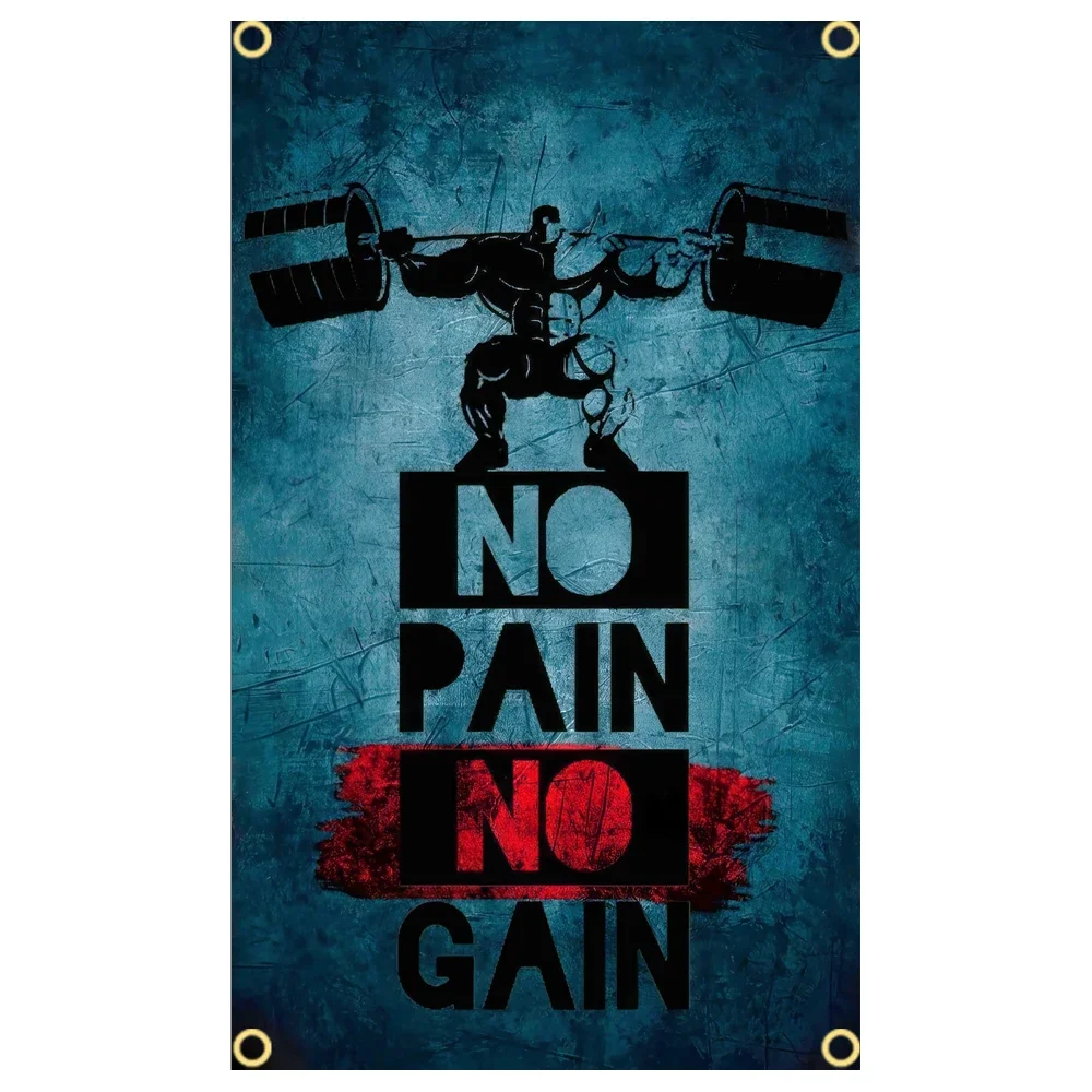 GYM Flag Message Signs Slogan  - Outdoor Sport Club 评论和价格